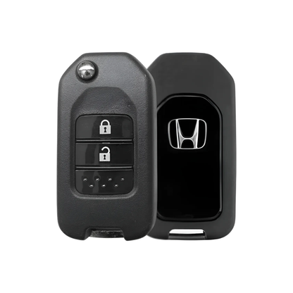 Case para Honda Civic, HRV, CR-V, Accord, Fit, City Canivete 2 Botões - Kapzy