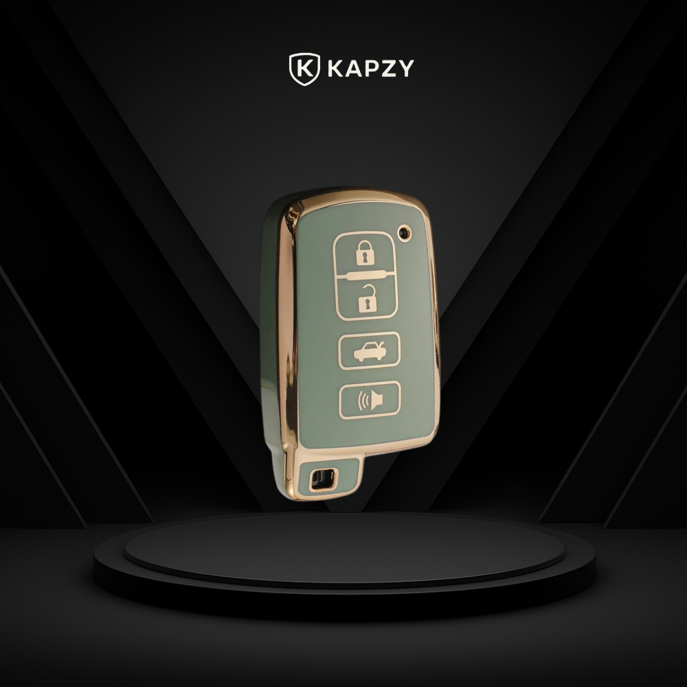Case para Toyota Corolla, RAV4, SW4, Hilux, 4 Botões - Kapzy