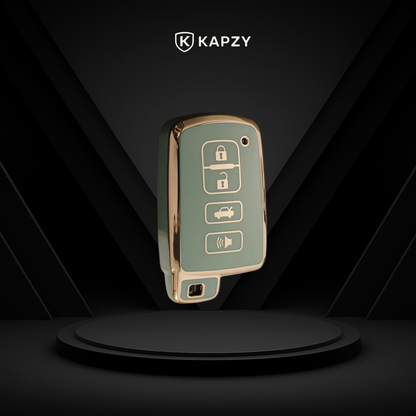Case para Toyota Corolla, RAV4, SW4, Hilux, 4 Botões - Kapzy