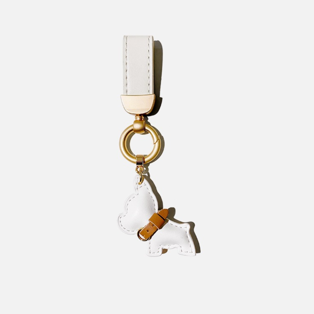 Chaveiro Mini Couro PU + Cachorro - Kapzy