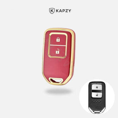 Case para Honda WRV, CRV, Fit, Civic, Accord, HR-V, City Presença 2 Botões - Kapzy