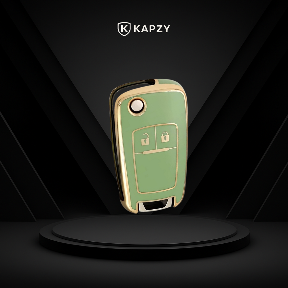 Case para Chevrolet Cruze, Tracker, Onix, S10, Malibu, Captiva, cobalt, prisma, Sonic (2 botões) - Kapzy