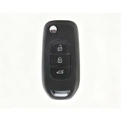 Case para Renault Clio, Kwid, Logan, Duster, Oroch, Megane (3 Botões) Canivete - Kapzy
