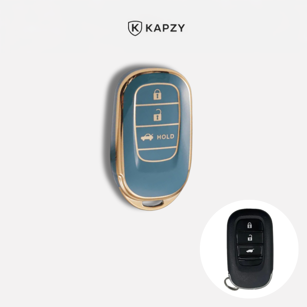 Case para Honda Civic, Accord, CR-V, HR-V, ZR-V 3 Botões (Porta-Malas) - Kapzy