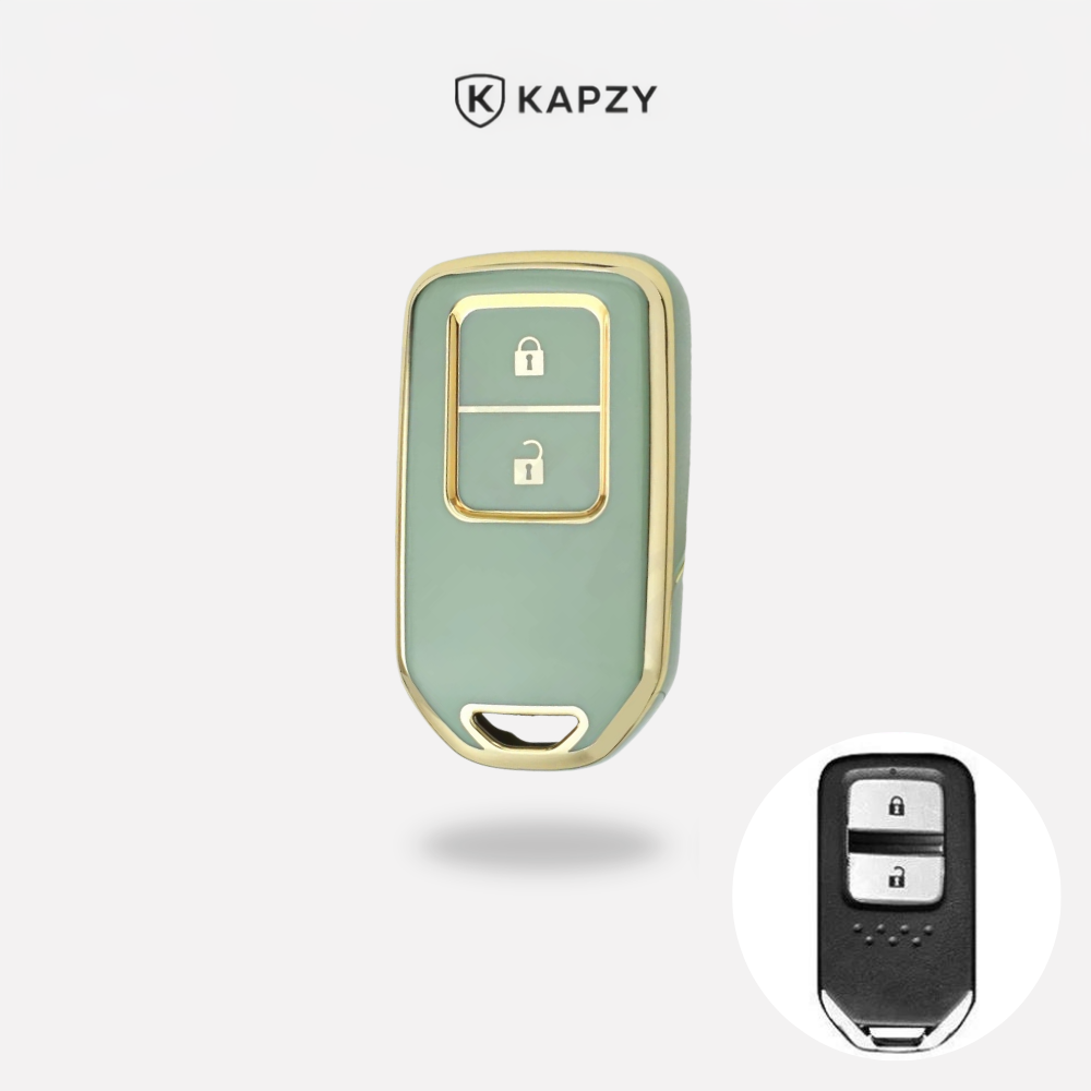 Case para Honda WRV, CRV, Fit, Civic, Accord, HR-V, City Presença 2 Botões - Kapzy