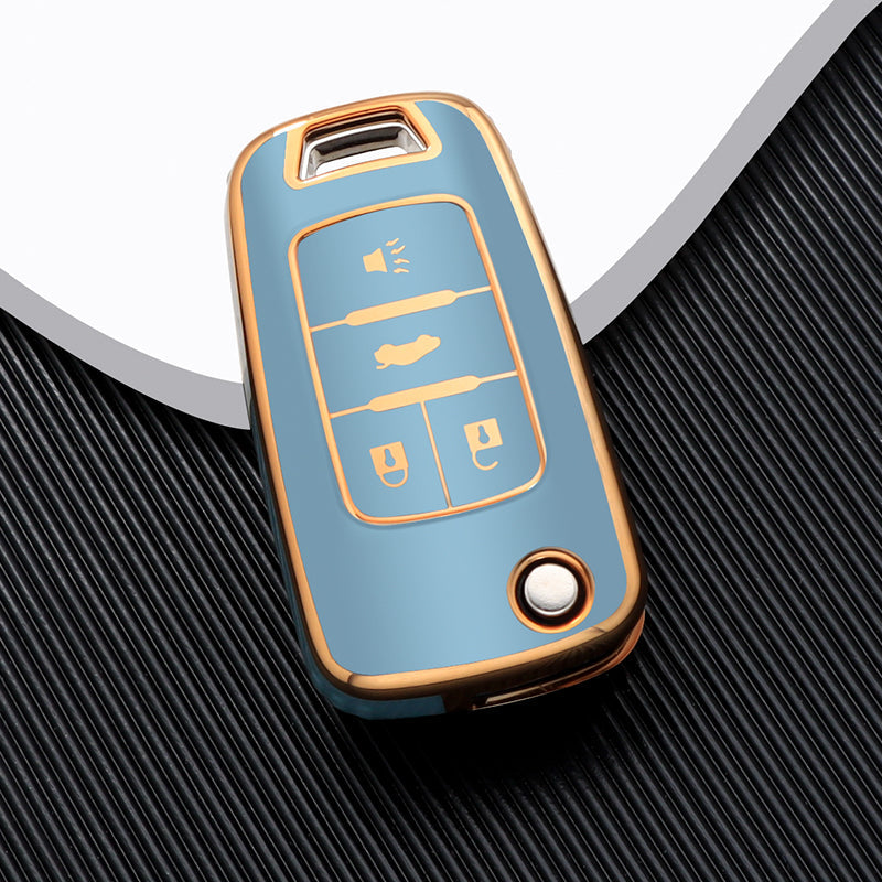 Case para Chevrolet Cruze, Tracker, Onix, S10, Malibu, Captiva, cobalt, prisma, Sonic (4 botões)