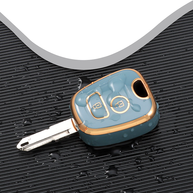 Case para Peugeot 106, 107, 206, 207, 306, 307, 406, 407 2 Botões - Kapzy