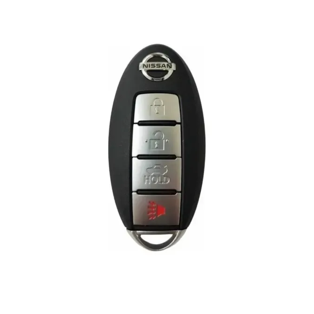 Case para Nissan X-Trail, Tiida, Altima, Pathfinder, Kicks, Livina, Sentra Presença (4 Botões Modelo 02) - Kapzy