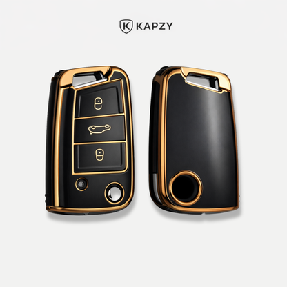 Case para Volkswagen Polo, Tiguan, Passat, Golf, Jetta, Bora, Gol, Voyage, Amarok, Virtus, Nivus, Taos, Tera, Tcross,  - Kapzy