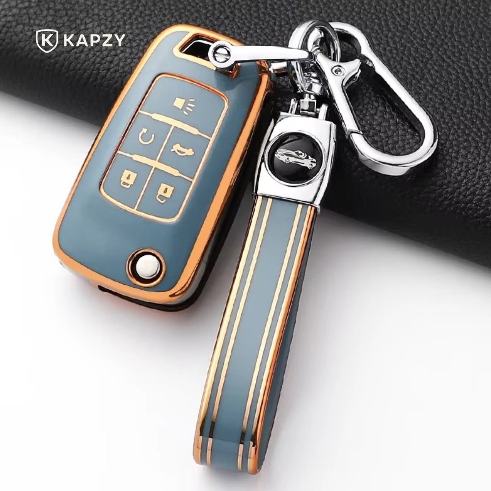 Case para Chevrolet Cruze, Tracker, Onix, S10, Malibu, Captiva, cobalt, prisma, Sonic (5 botões)
