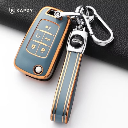 Case para Chevrolet Cruze, Tracker, Onix, S10, Malibu, Captiva, cobalt, prisma, Sonic (5 botões)