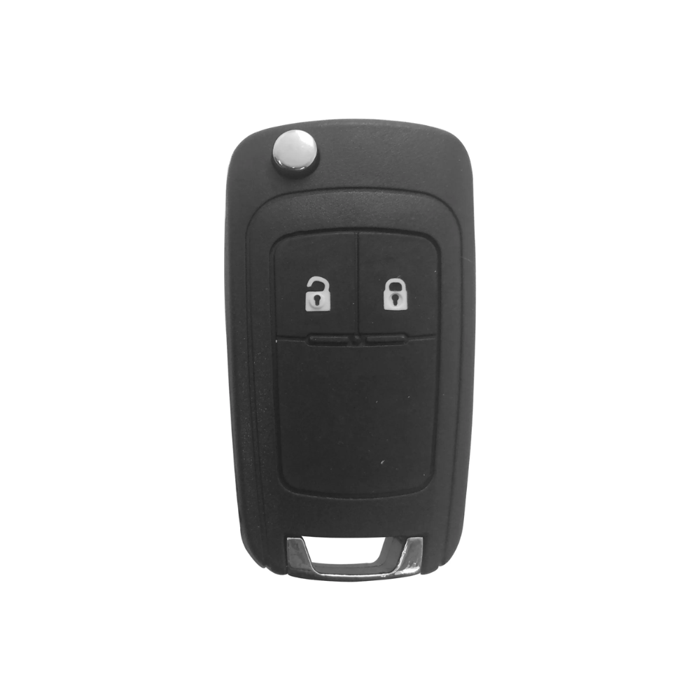 Case para Chevrolet Cruze, Tracker, Onix, S10, Malibu, Captiva, cobalt, prisma, Sonic (2 botões) - Kapzy