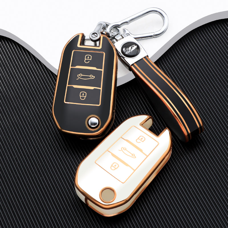 Case para Peugeot 208, 3008, 308, 508, 408, 2008, 307, 4008 (Botão do Porta Malas) - Kapzy
