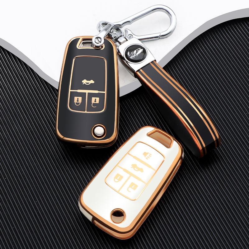 Case para Chevrolet Cruze, Tracker, Onix, S10, Malibu, Captiva, cobalt, prisma, Sonic  3 botões