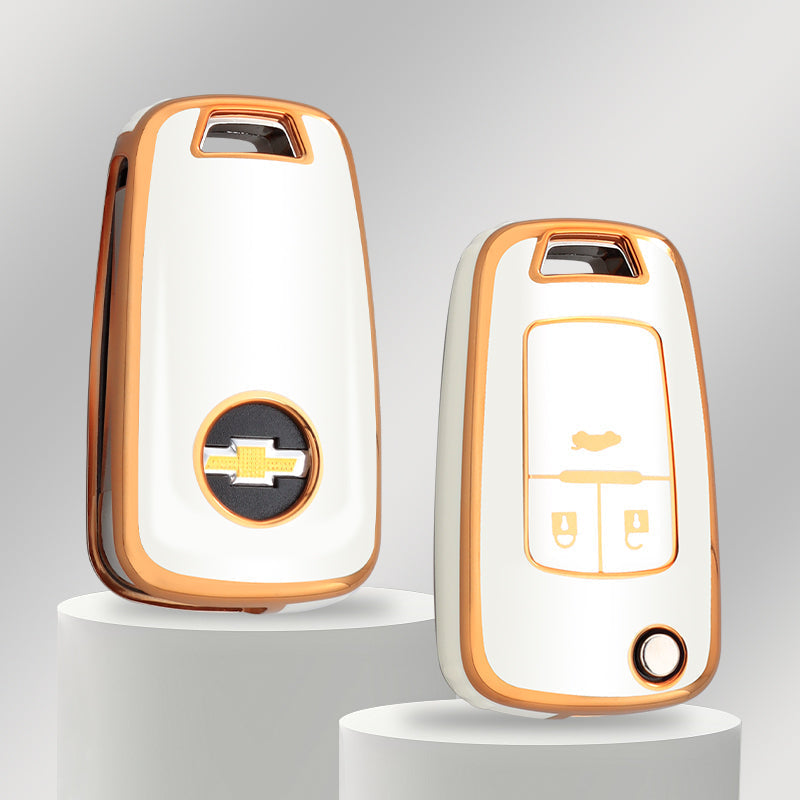 Case para Chevrolet Cruze, Tracker, Onix, S10, Malibu, Captiva, cobalt, prisma, Sonic  3 botões