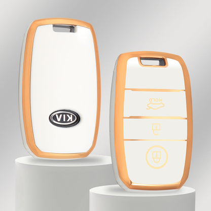 Case para KIA Sportage, Cerato, Optima, RIO, Picanto, Soul, Sorento, Sedona (3 Botões) - Kapzy