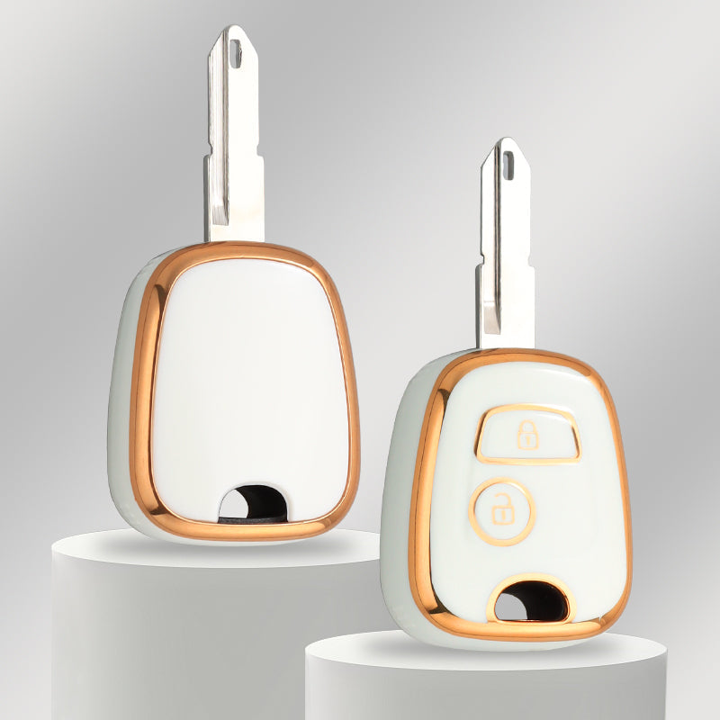 Case para Peugeot 106, 107, 206, 207, 306, 307, 406, 407 2 Botões - Kapzy