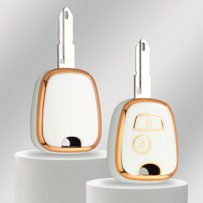 Case para Peugeot 106, 107, 206, 207, 306, 307, 406, 407 2 Botões - Kapzy