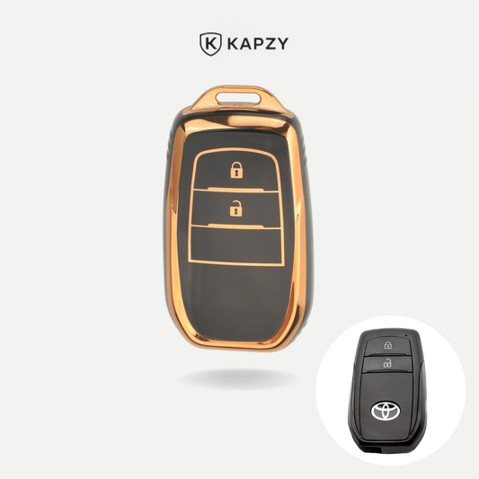 Case para Toyota Hilux, Land Cruiser 200, Camry, Corolla, RAV4, SW4, 2 Botões - Kapzy