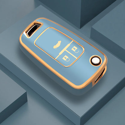 Case para Chevrolet Cruze, Tracker, Onix, S10, Malibu, Captiva, cobalt, prisma, Sonic  3 botões