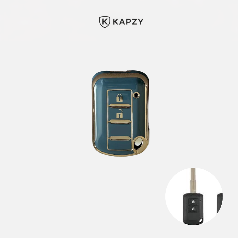 Case para Mitsubishi Outlander, Lancer, Triton, ASX, Pajero 2 Botões - Kapzy
