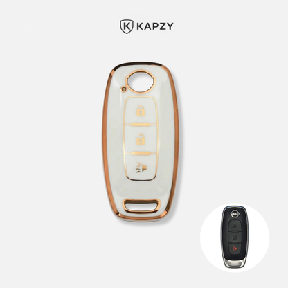 Case para Nissan Sentra, Versa, Kicks, Sentra Presença 3 Botões(Buzina) - Kapzy