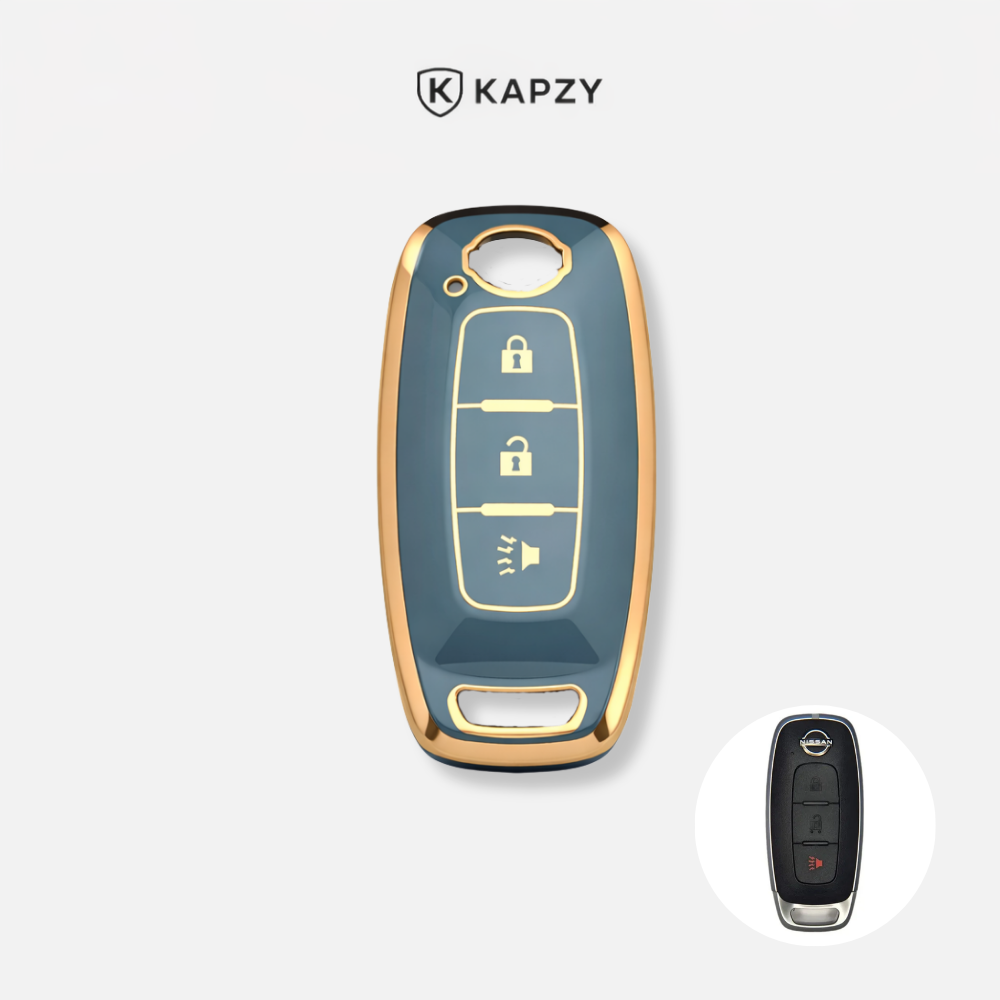 Case para Nissan Sentra, Versa, Kicks, Sentra Presença 3 Botões(Buzina) - Kapzy