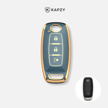 Case para Nissan Sentra, Versa, Kicks, Sentra Presença 3 Botões(Buzina) - Kapzy