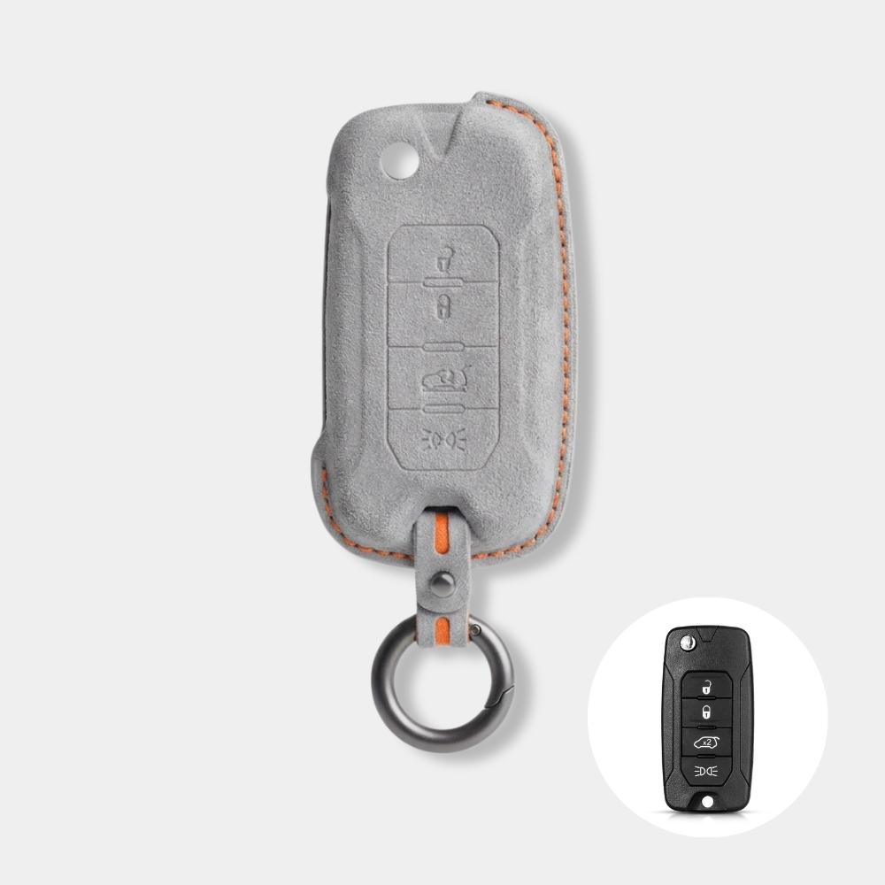 Case Suede Collection para Chave Jeep - Kapzy
