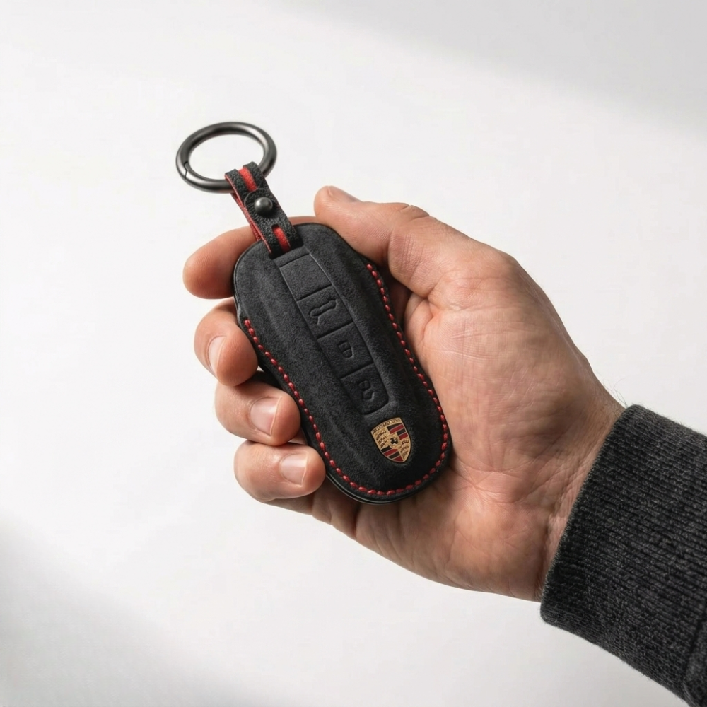 Case Suede Collection para Chave Porsche - Kapzy