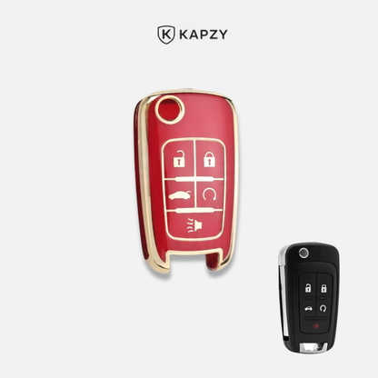 Case para Chevrolet Cruze, Tracker, Onix, S10, Malibu, Captiva, cobalt, prisma, Sonic (5 botões)