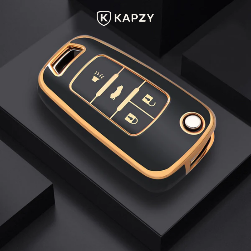 Case para Chevrolet Cruze, Tracker, Onix, S10, Malibu, Captiva, cobalt, prisma, Sonic (4 botões)