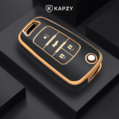 Case para Chevrolet Cruze, Tracker, Onix, S10, Malibu, Captiva, cobalt, prisma, Sonic (4 botões)