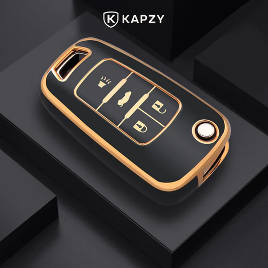 Case para Chevrolet Cruze, Tracker, Onix, S10, Malibu, Captiva, cobalt, prisma, Sonic (4 botões)