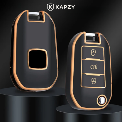 Case para Peugeot 208, 3008, 308, 508, 408, 2008, 307, 4008 (Botão do Farol) - Kapzy