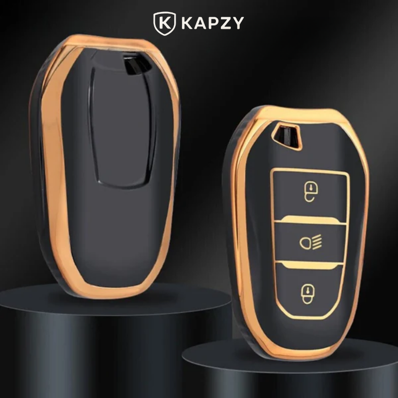 Case para Citroën Peugeot, 2008, 3008, 5008, 508, C4 (Botão de Farol) - Kapzy