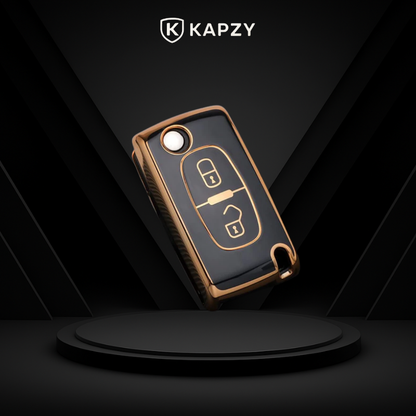 Case para Peugeot - 406 407 408 (2 Botões) - Kapzy