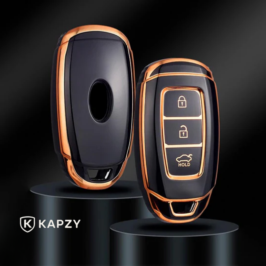 Case para Hyundai i30, ix35, Elantra, KONA, Azera, Santa Fe 3 botões - Kapzy