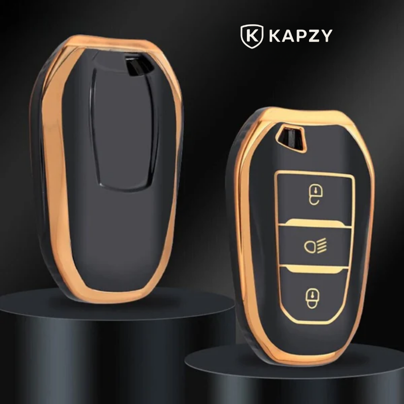 Case para Peugeot 208, 308, 408, 508, 2008, 3008, 4008, 5008 (Botão Farol) Presença - Kapzy