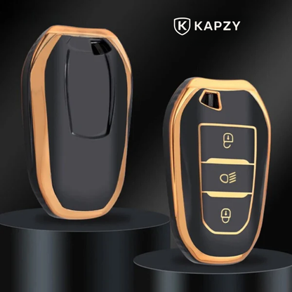 Case para Peugeot 208, 308, 408, 508, 2008, 3008, 4008, 5008 (Botão Farol) Presença - Kapzy