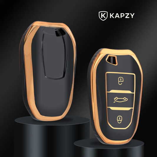 Case para Peugeot 208, 308, 408, 508, 2008, 3008, 4008, 5008 (Botão Porta Mala) Presencial - Kapzy