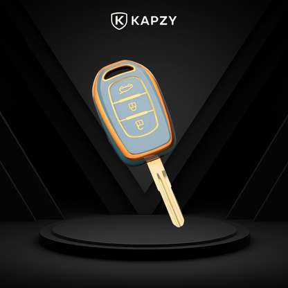 Case para Renault Clio, Captur, Laguna, Sandero, Kwid (3 Botões) - Kapzy