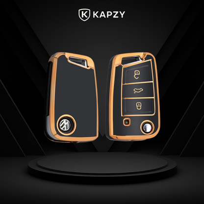 Case para Volkswagen Polo, Tiguan, Passat, Golf, Jetta, Bora, Gol, Voyage, Amarok, Virtus, Nivus, Taos, Tera, Tcross,  - Kapzy