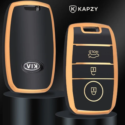 Case para KIA Sportage, Cerato, Optima, RIO, Picanto, Soul, Sorento, Sedona (3 Botões) - Kapzy