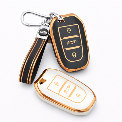 Case para Citroën e Peugeot, Diversos (Botão Porta Malas) Chave Presencial - Kapzy