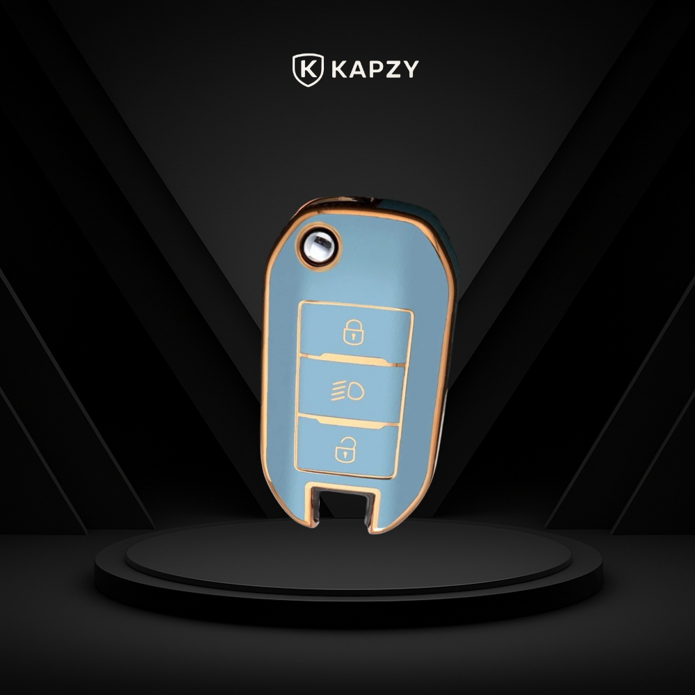 Case para Peugeot 208, 3008, 308, 508, 408, 2008, 307, 4008 (Botão do Farol) - Kapzy