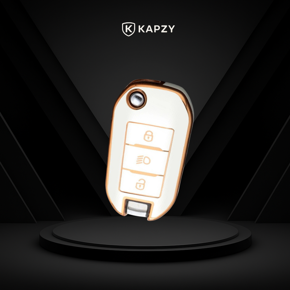 Case para Peugeot 208, 3008, 308, 508, 408, 2008, 307, 4008 (Botão do Farol) - Kapzy