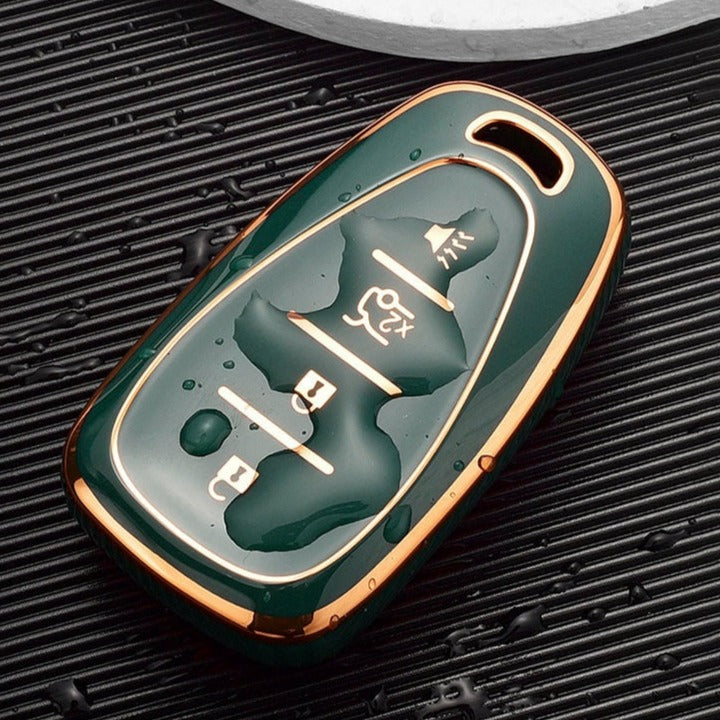 Case para Chevrolet Camaro, Cruze, Malibu, Sonic, Tracker, Equinox 4 Botões - Kapzy