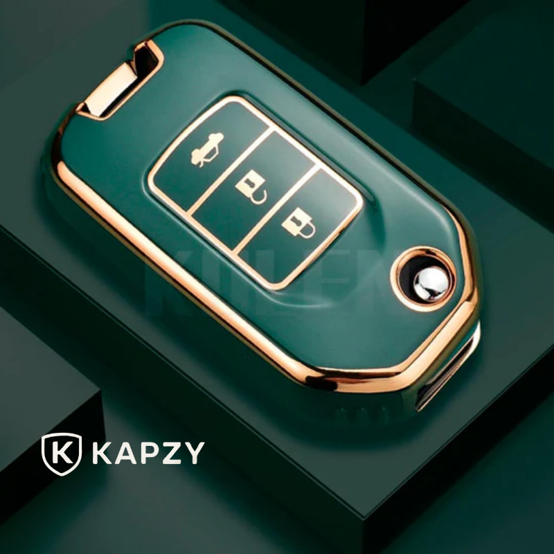 Case para Honda Civic, HRV, CR-V, Accord, Fit, City Canivete 3 Botões - Kapzy