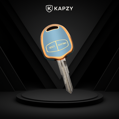 Case para Mitsubishi Evolution, Lancer, EX, Grandis, Outlander, Triton, Pajero, ASX (2 Botões) - Kapzy